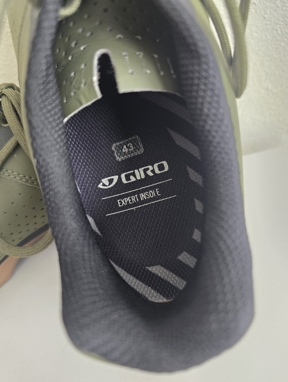GIRO Privateer Lace Cycling Shoes Olive Green 43 USA 9.5 - Picture 7 of 10